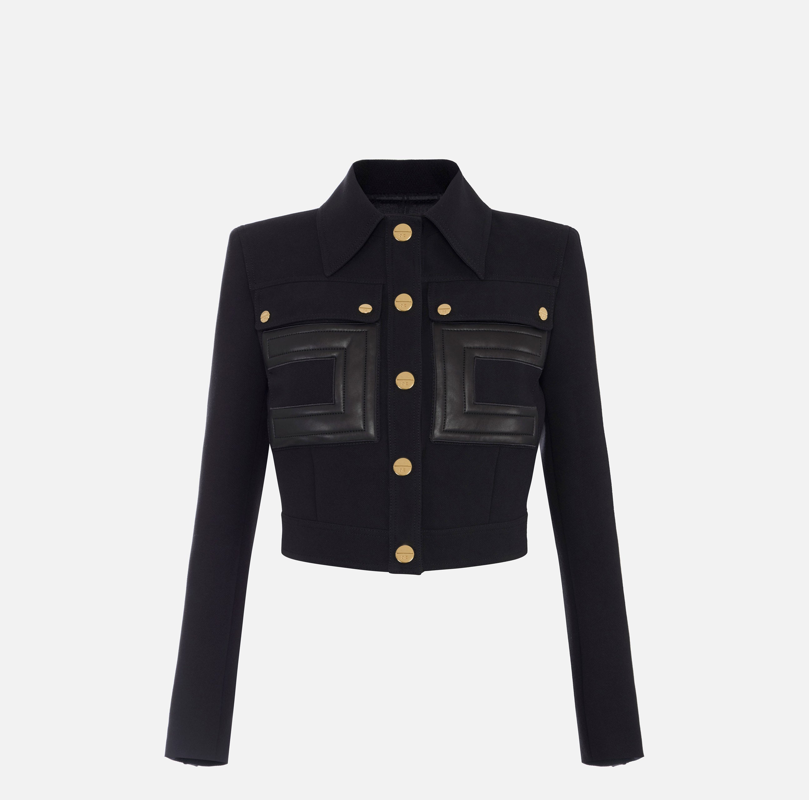 Elisabetta Franchi Jacke Black