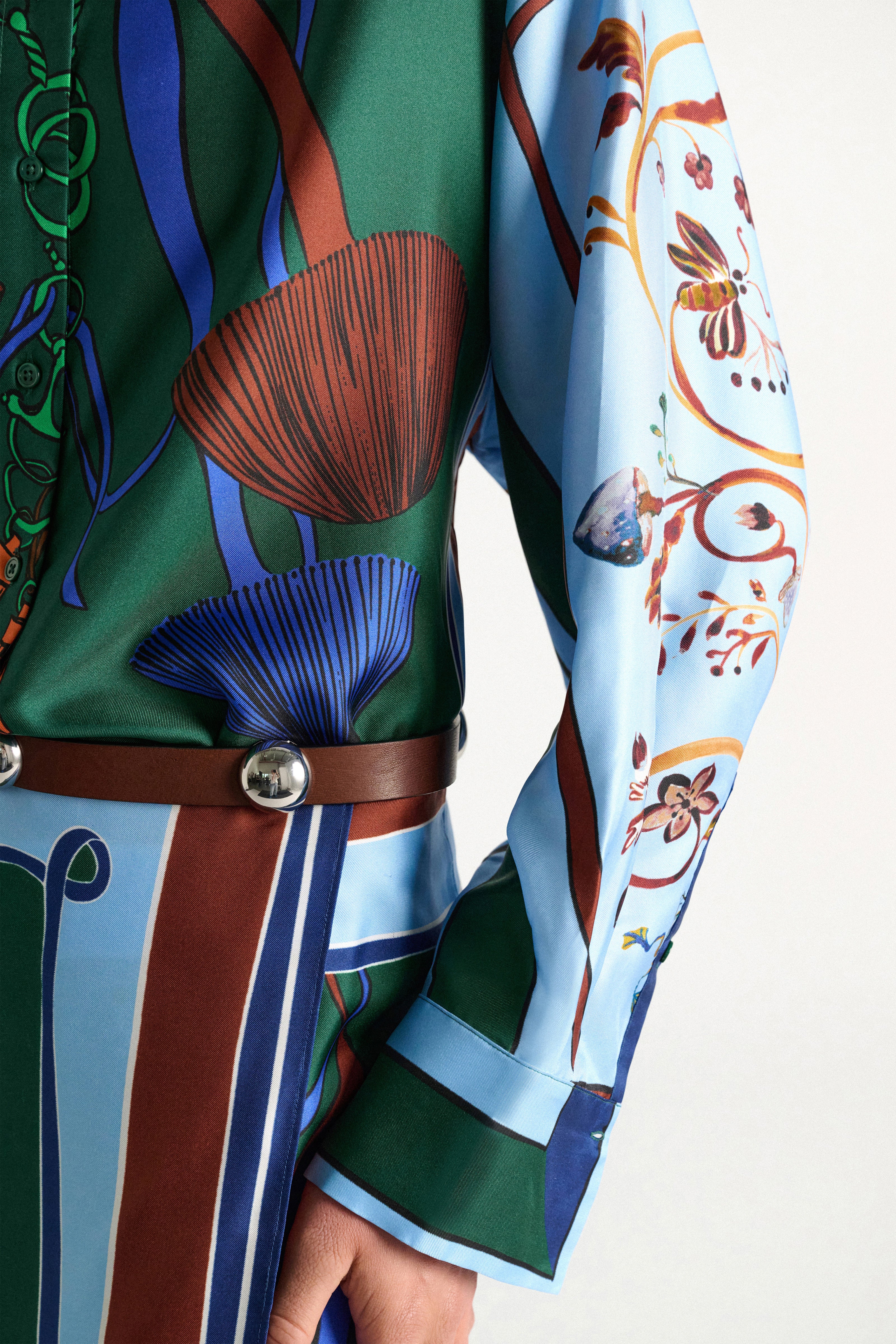 Dorothee Schumacher Bluse Cosmic Funghi Sea
