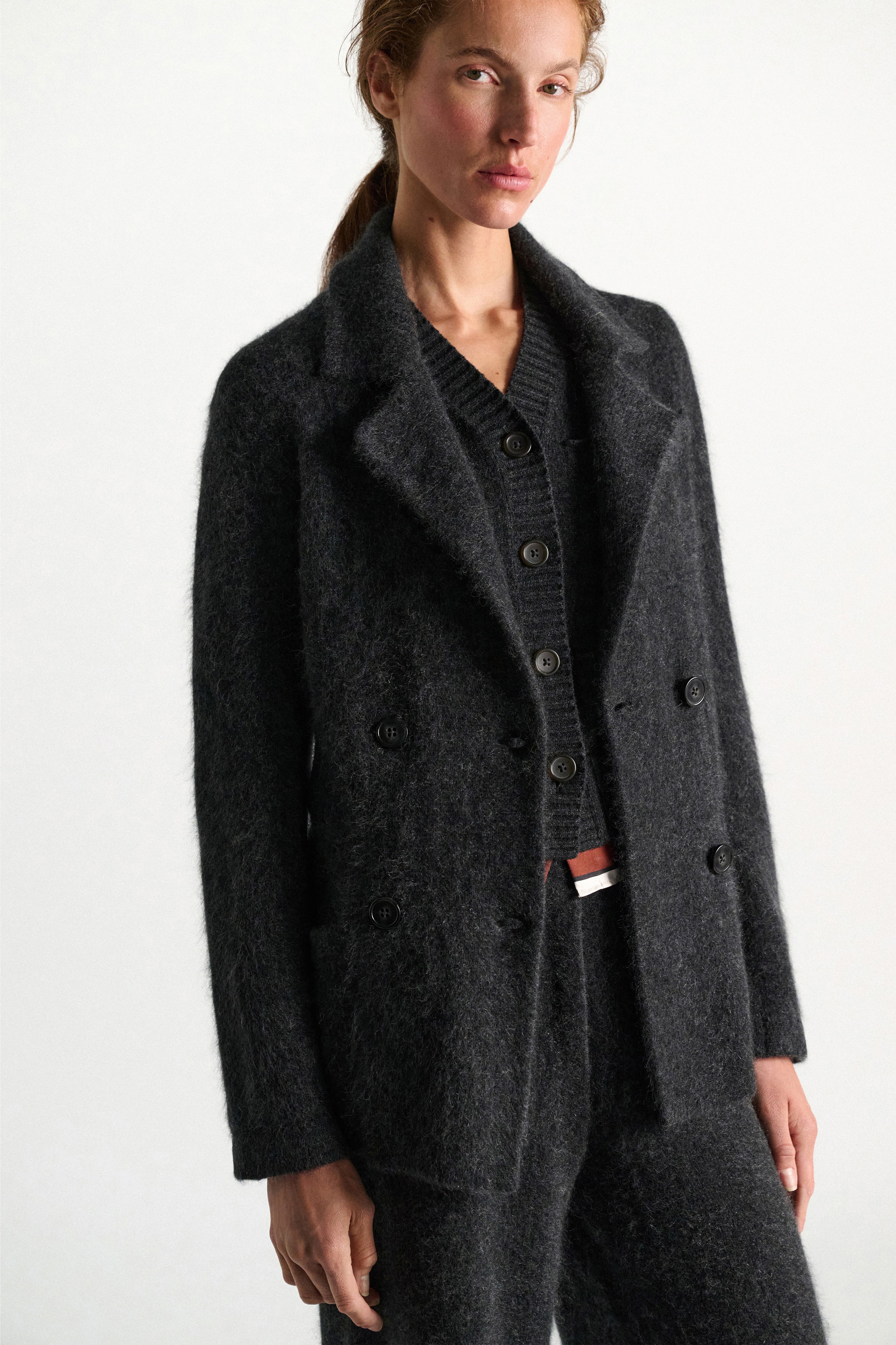 Dorothee Schumacher Mantel Fluffy Statements Anthra