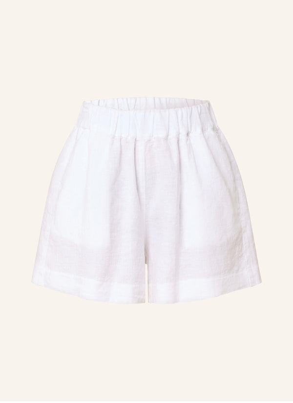 120% Lino Shorts White