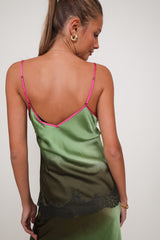 Mes Demoiselles Top Eluna Green
