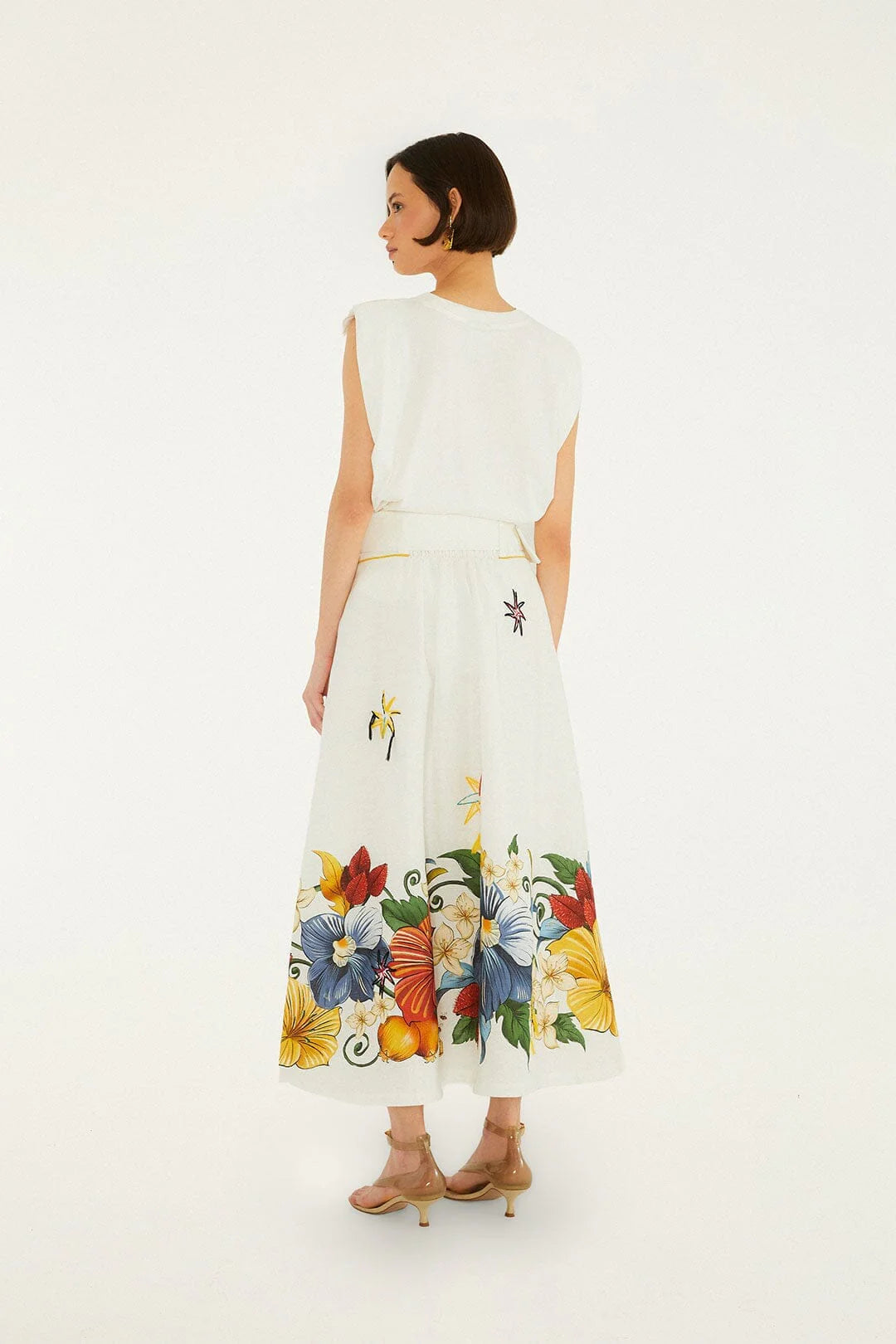 Farm Rio Rock Tropi Embroidered