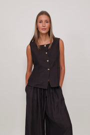 Liviana Conti Waistcoat Fondente