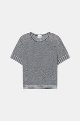 Closed Crew Neck striped