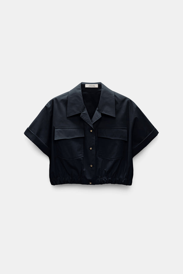 Dorothee Schumacher blouse Poplin Power Midnight