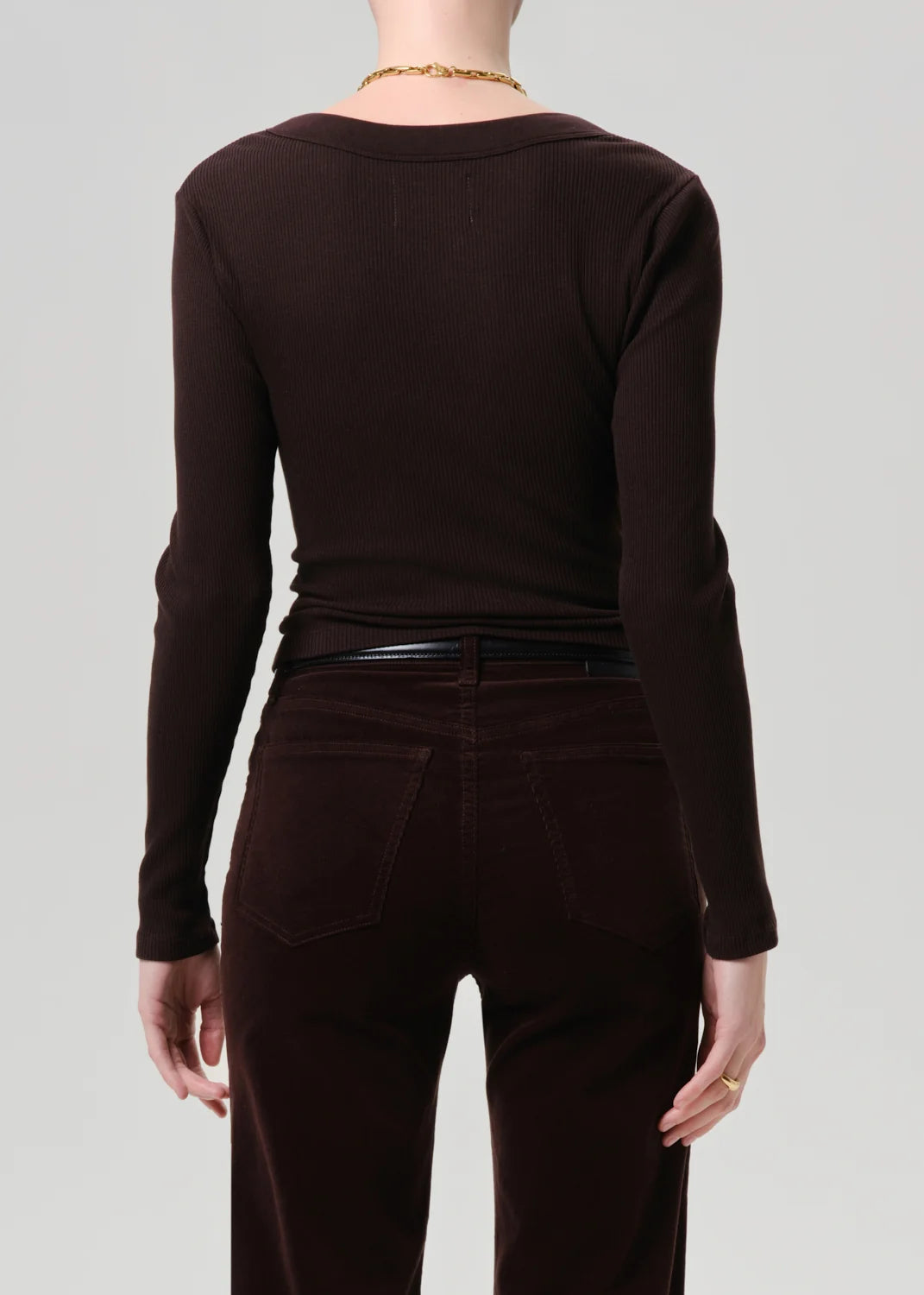 Citizens of Humanity Shirt Varra Choco