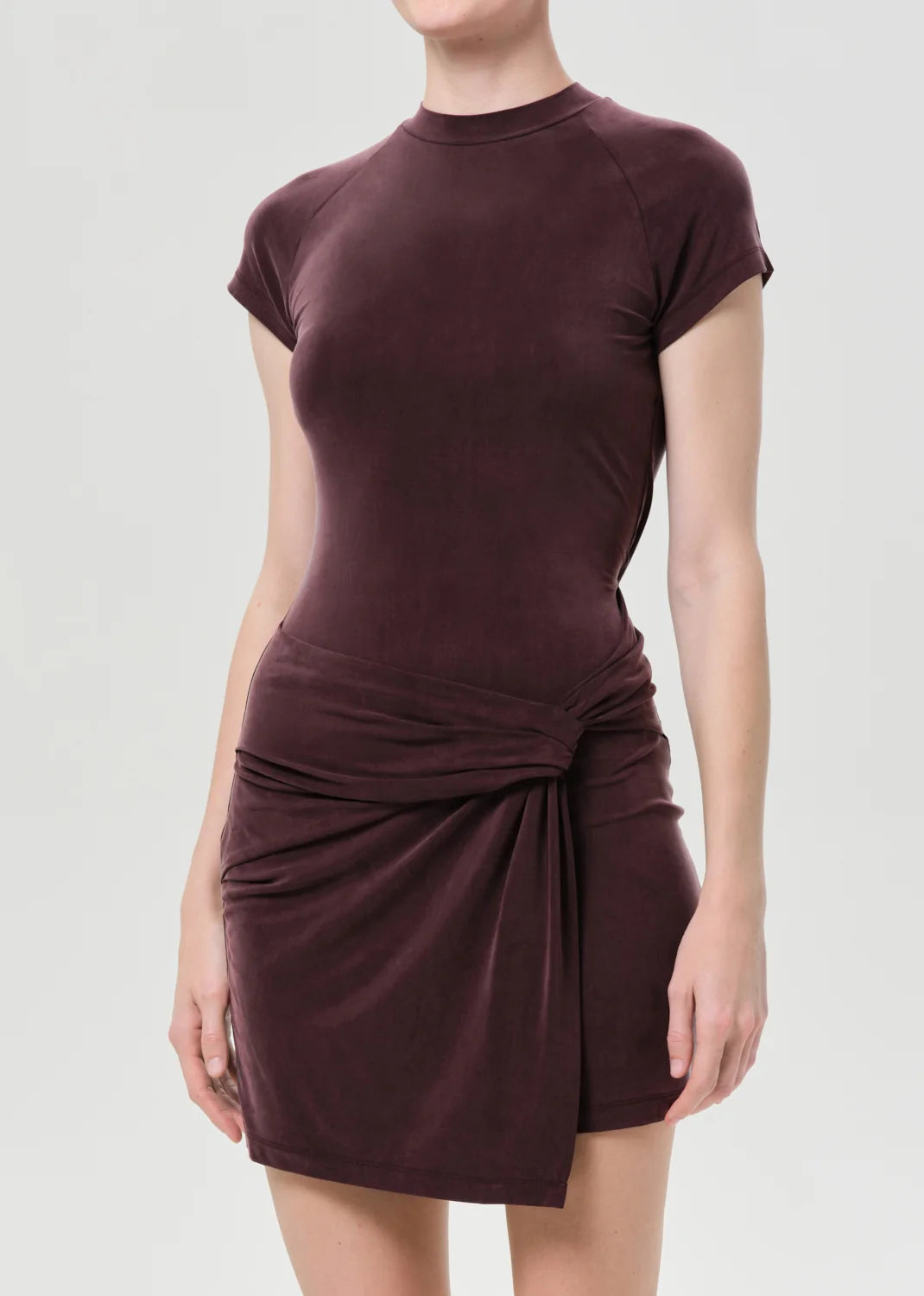 Agolde Kleid Kerri Plum