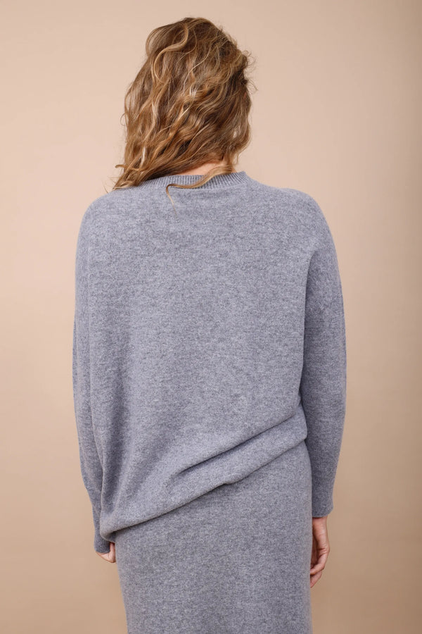 Vanise´Strickpullover grau