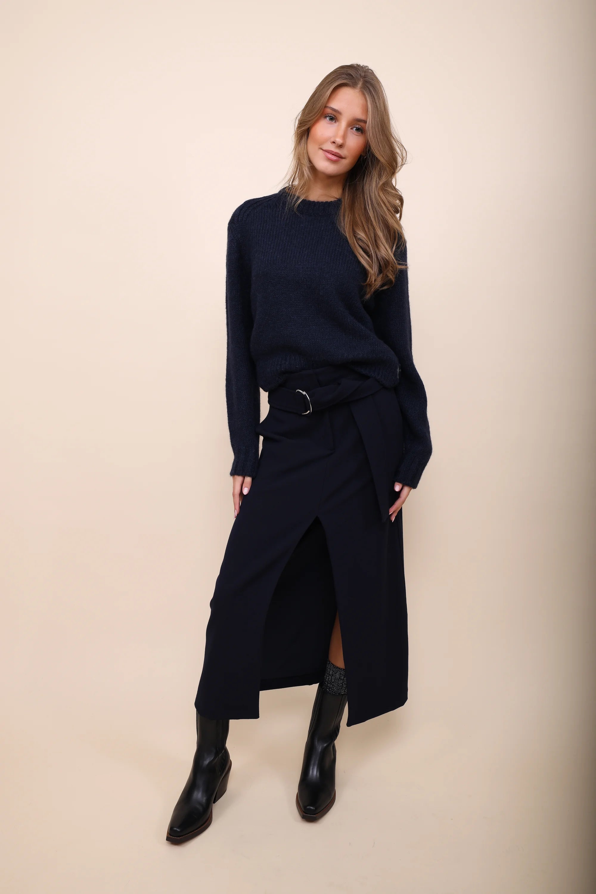 Liviana Conti skirt navy