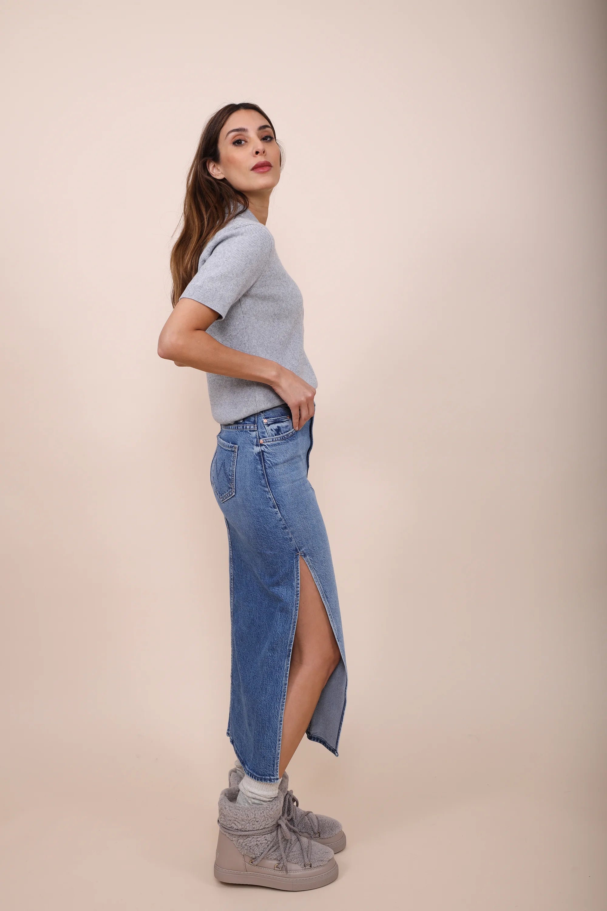 Mother denim skirt