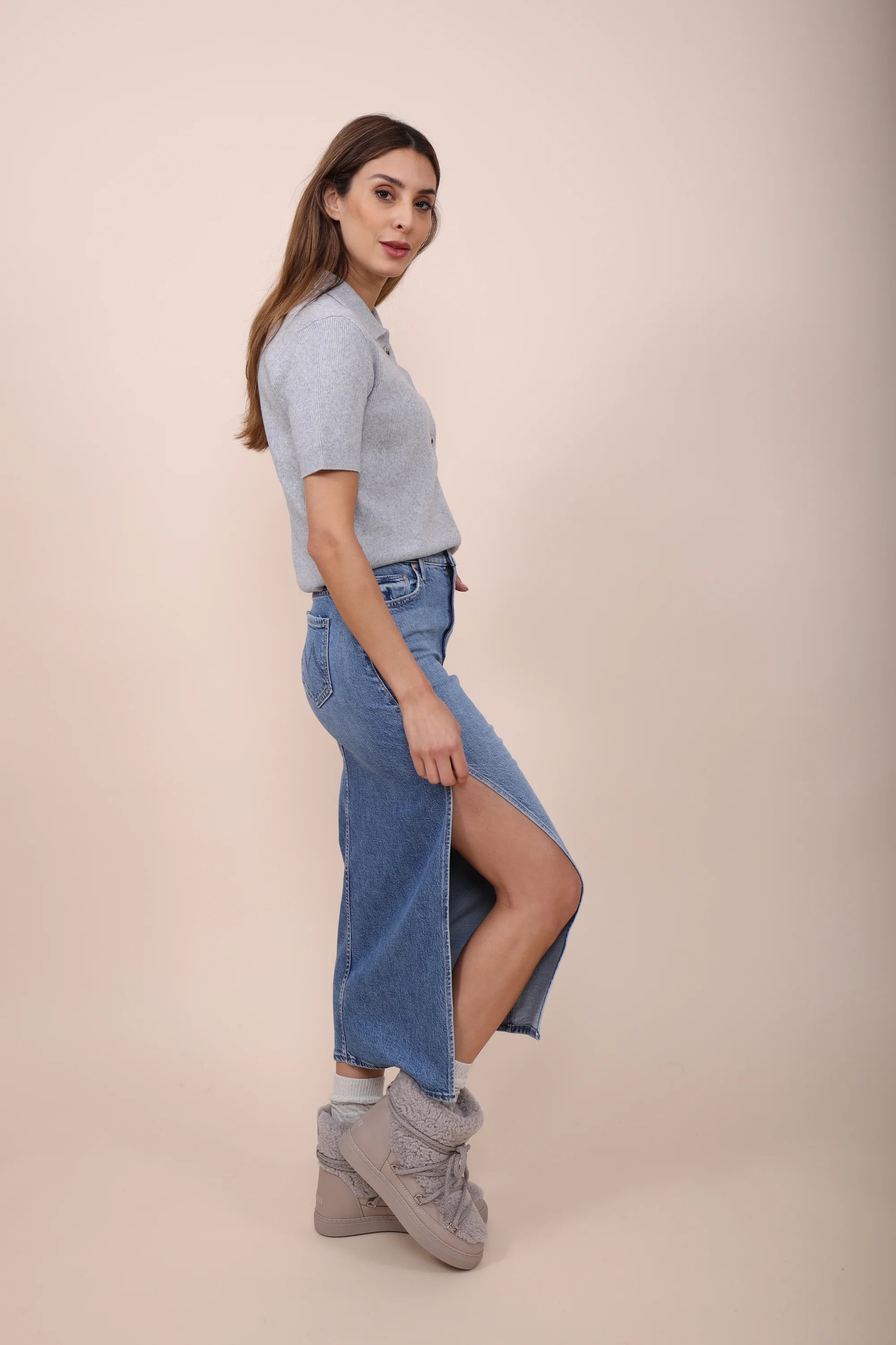 Mother denim skirt