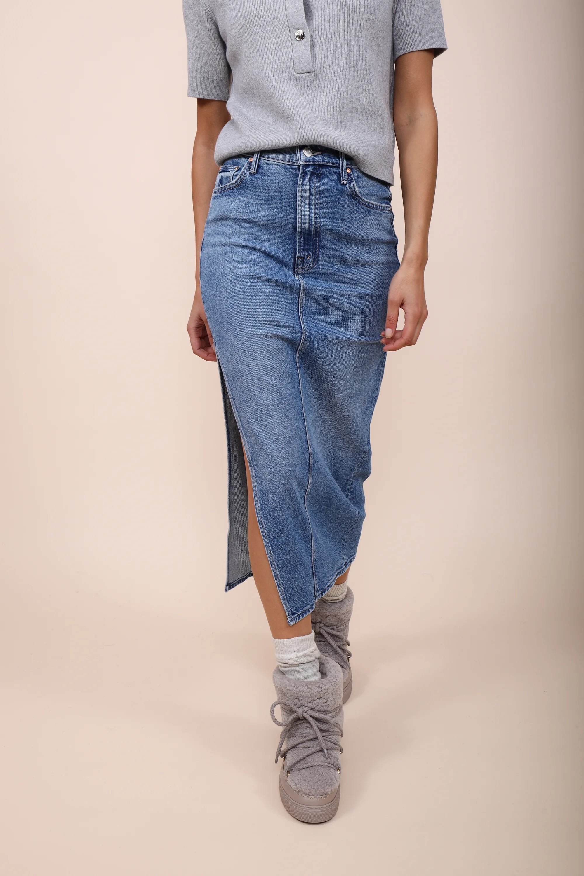 Mother denim skirt