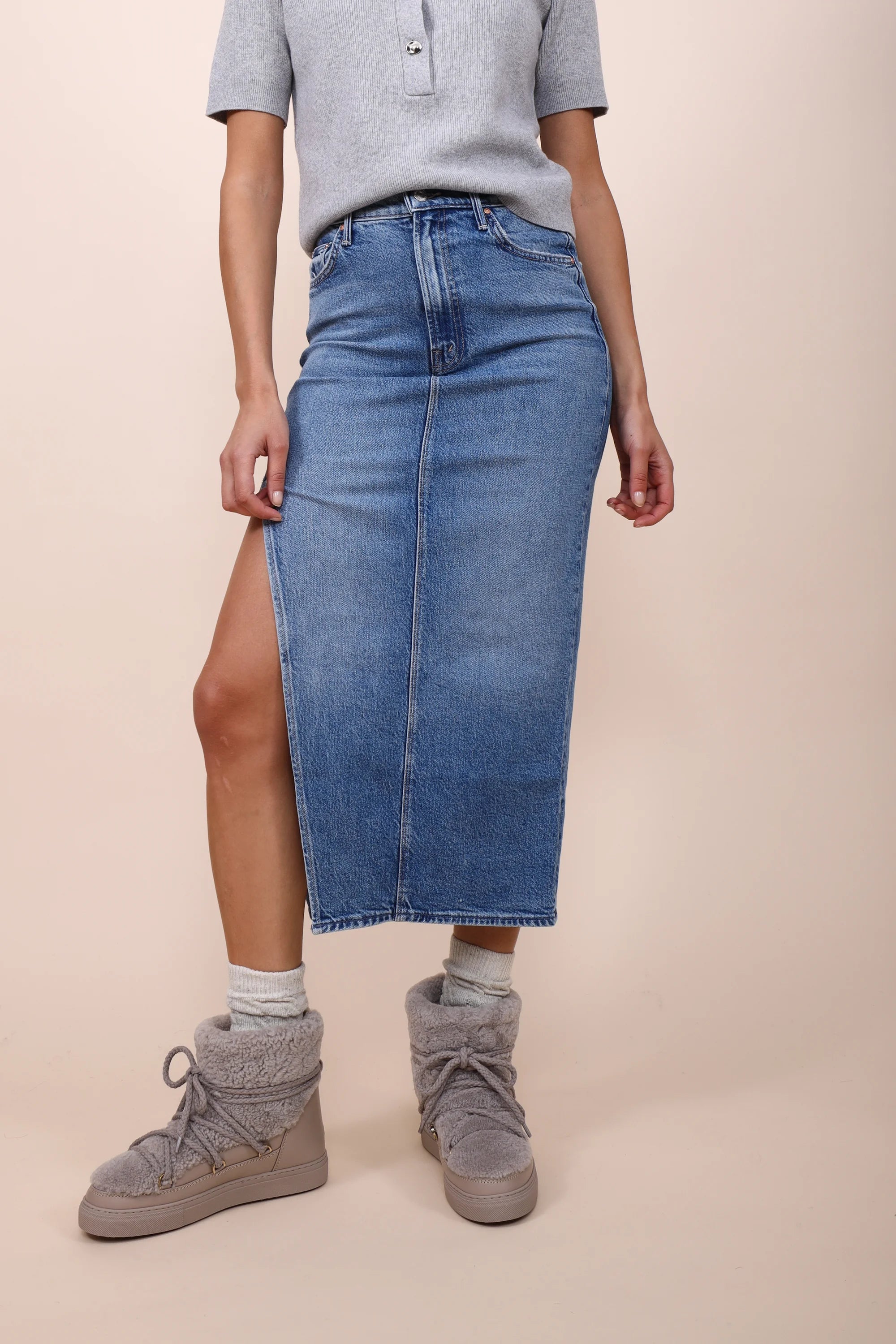 Mother denim skirt