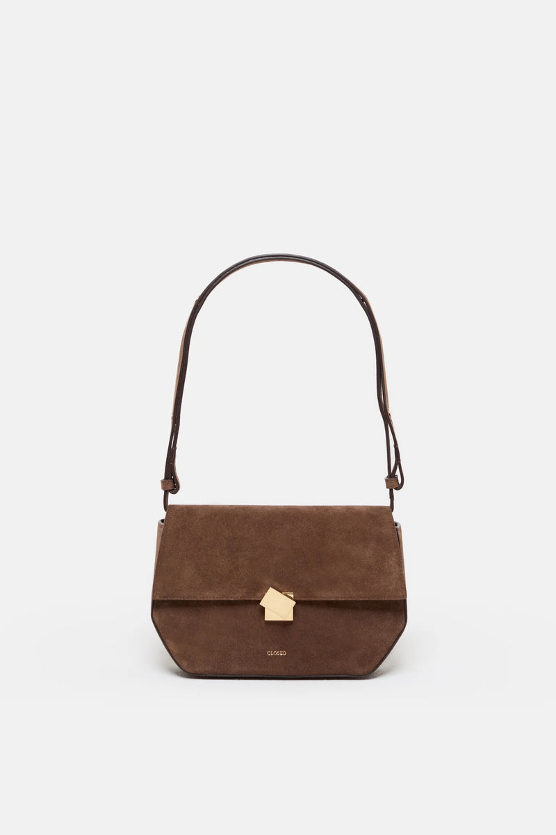 Closed Bag Suede Brown