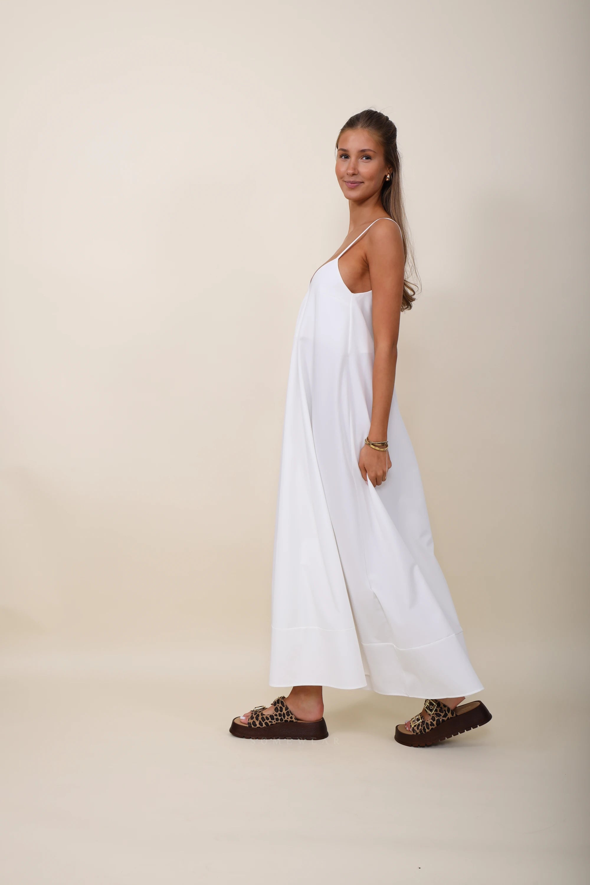 Cruna Dress White