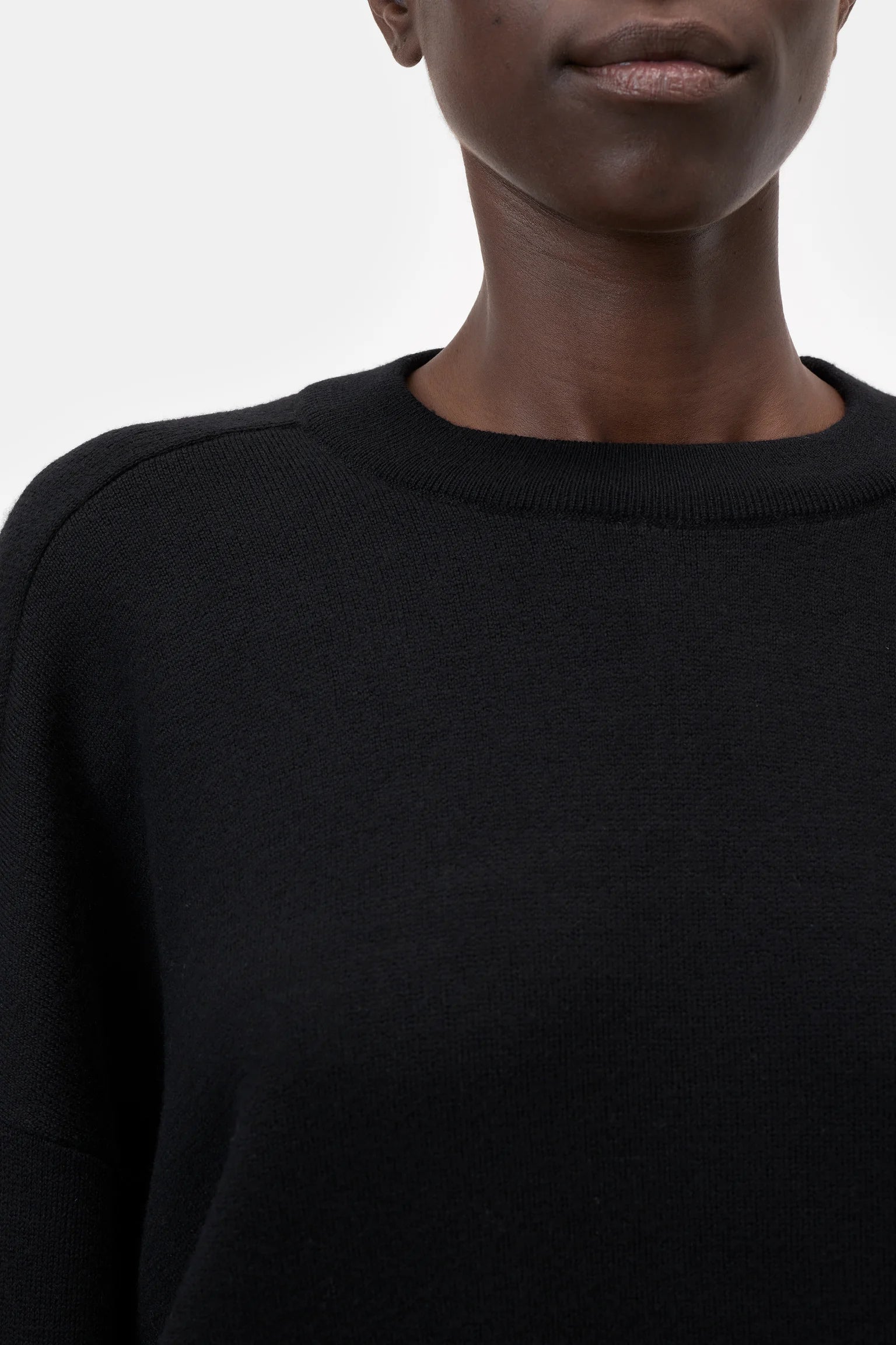 Closed Pullover Wool Black