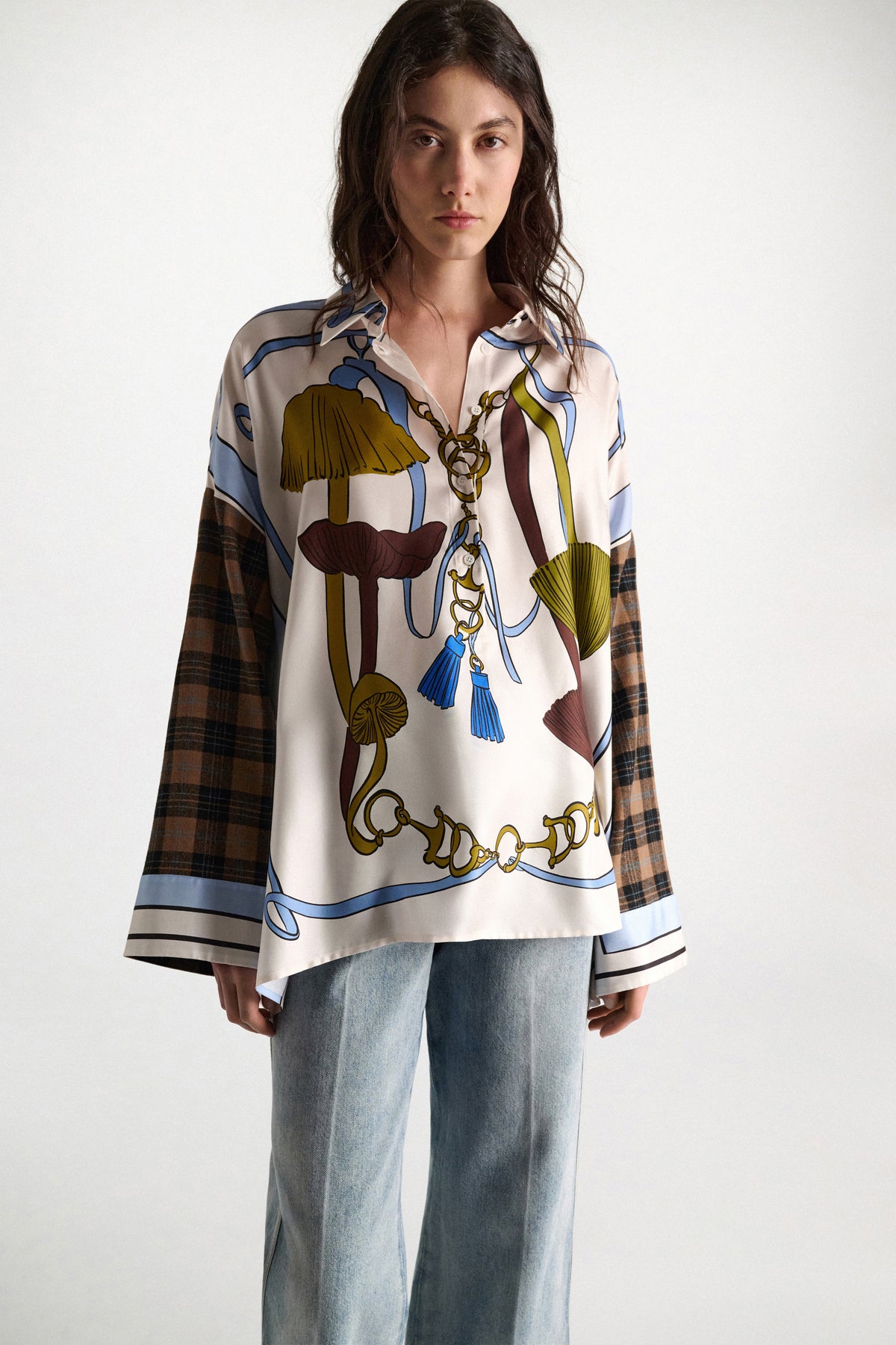 Dorothee Schumacher Bluse Rustic Funghi