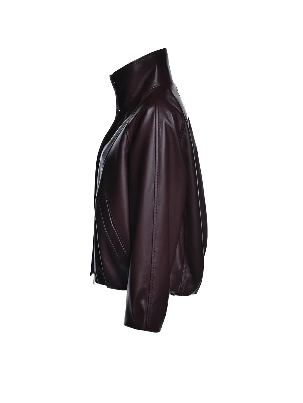 Duno læderjakke Namida burgundy