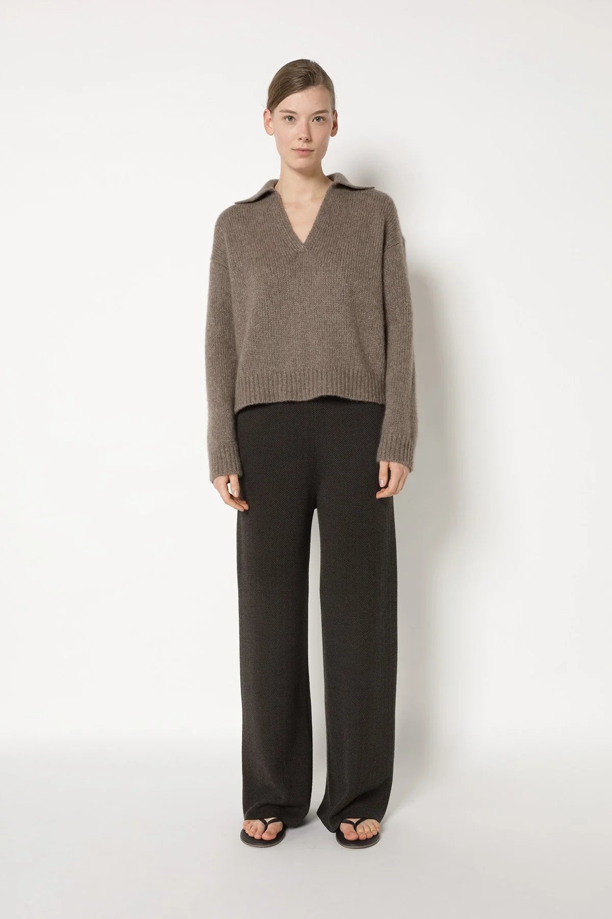 SMINFINITY Pullover Fluffy Wood