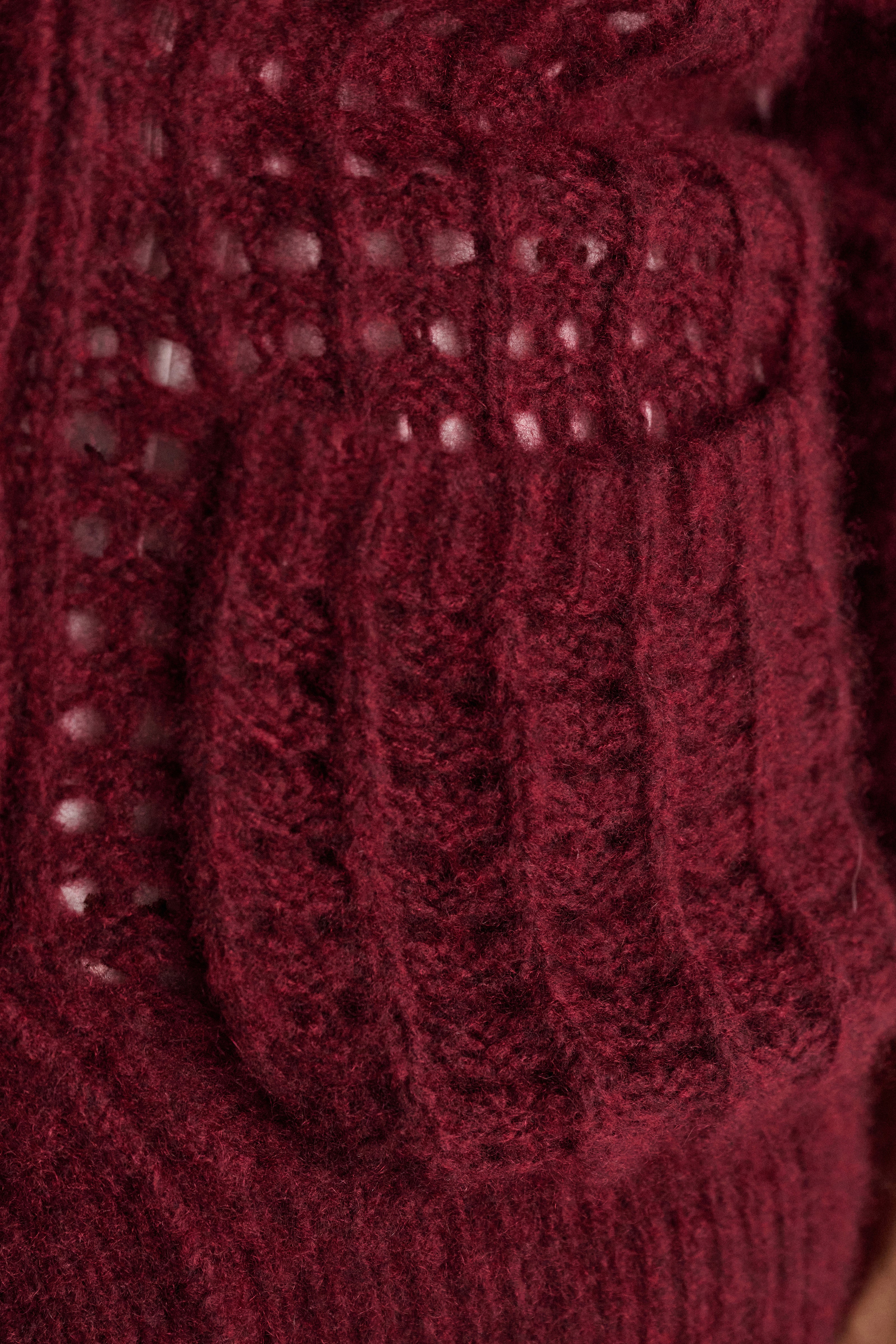 Dorothee Schumacher Cardigan Luxury Love Merlot