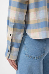 Closed Hemdbluse Karo Powder