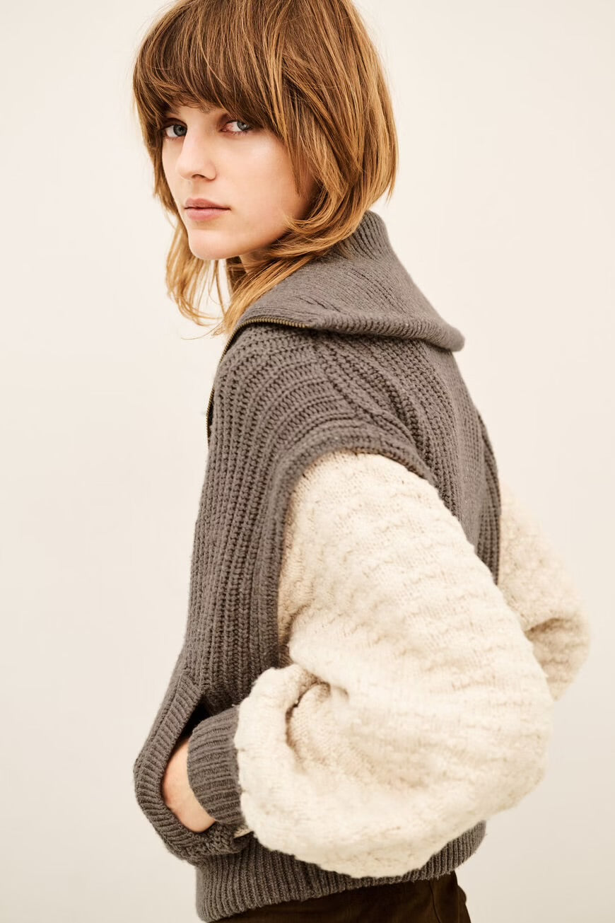 Ba&sh Strickjacke Essen Brown