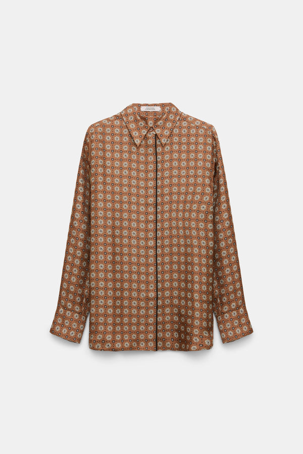 Dorothee Schumacher Bluse Graphic Dreams Brown