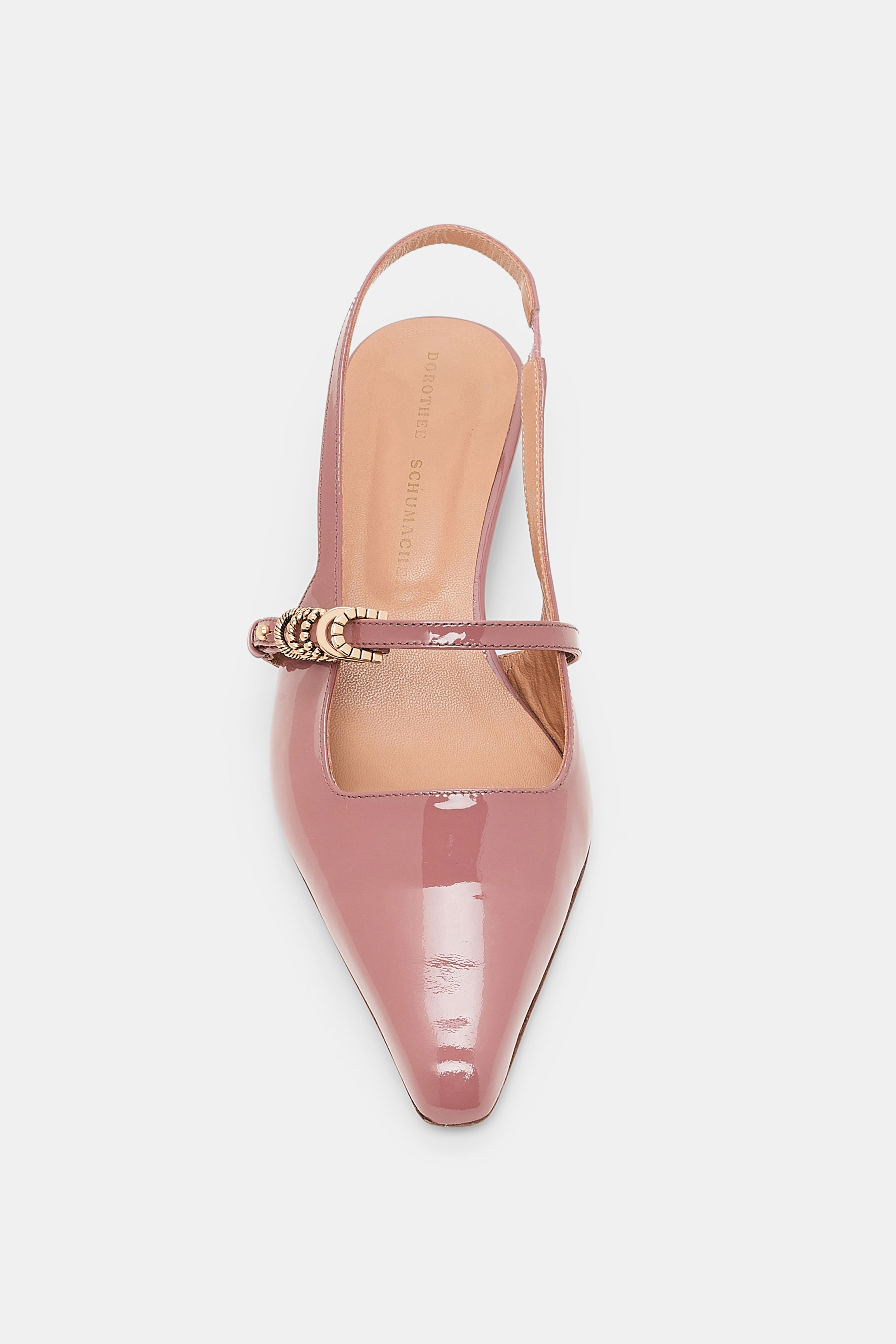Dorothee Schumacher Slingback Glossy Shine Copper