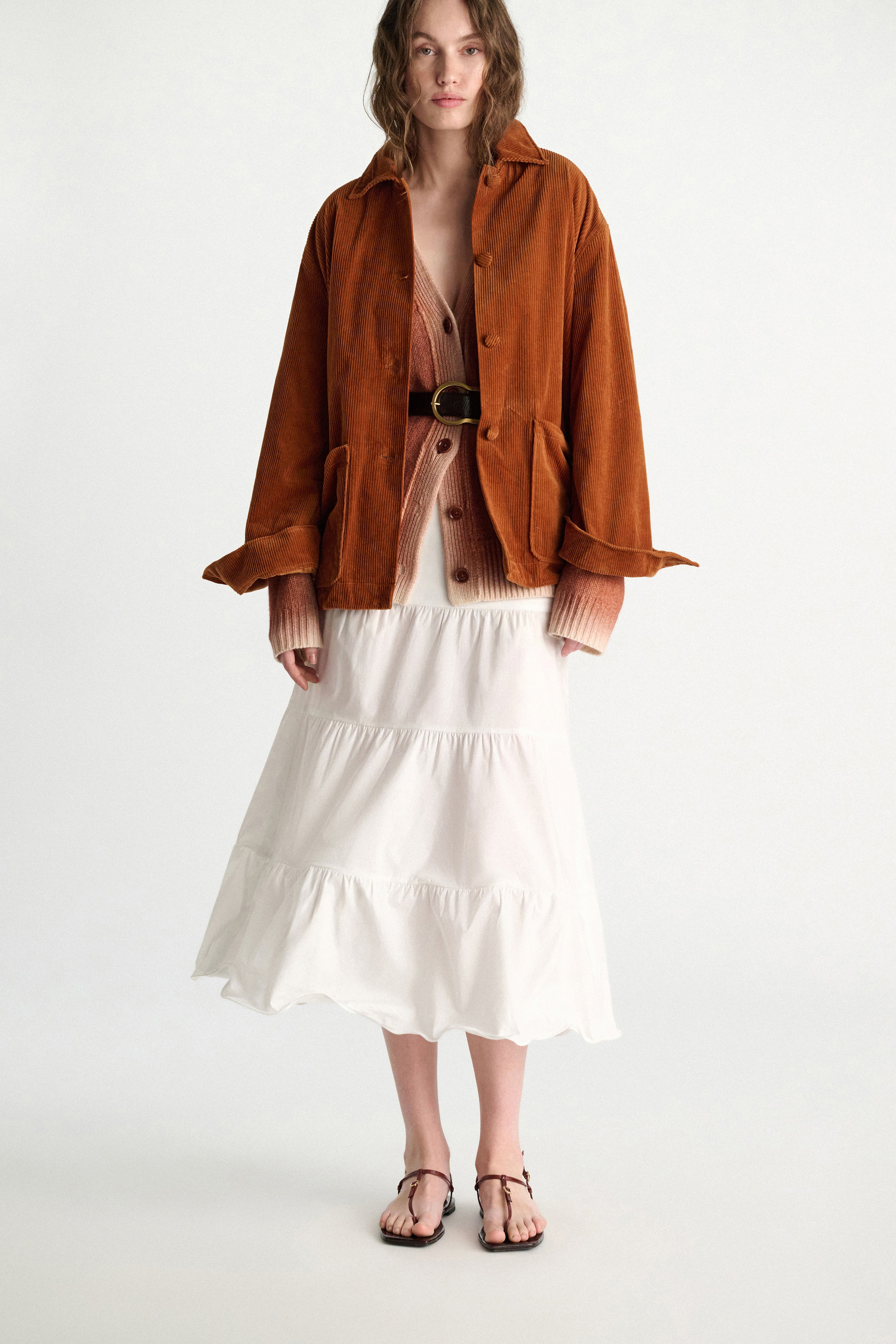 Dorothee Schumacher Jacke Modern Structure Copper