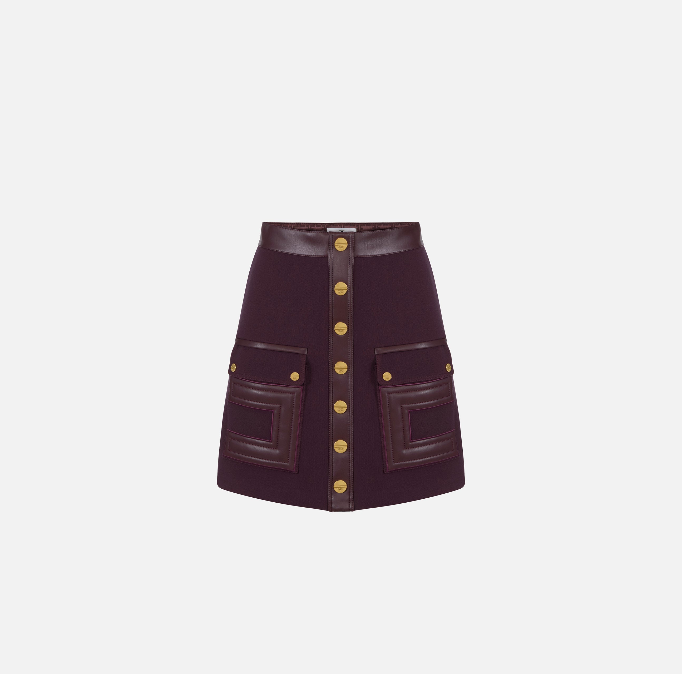 Elisabetta Franchi Rock Crêpe Merlot