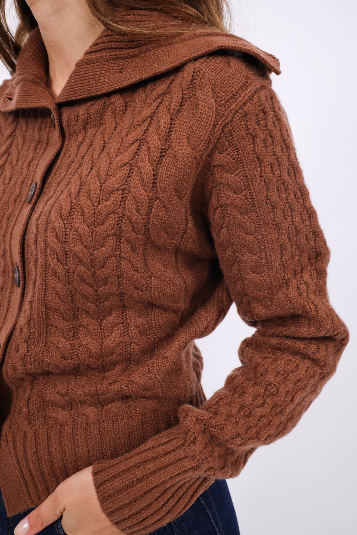 Kashette Cardigan Lara Chestnut