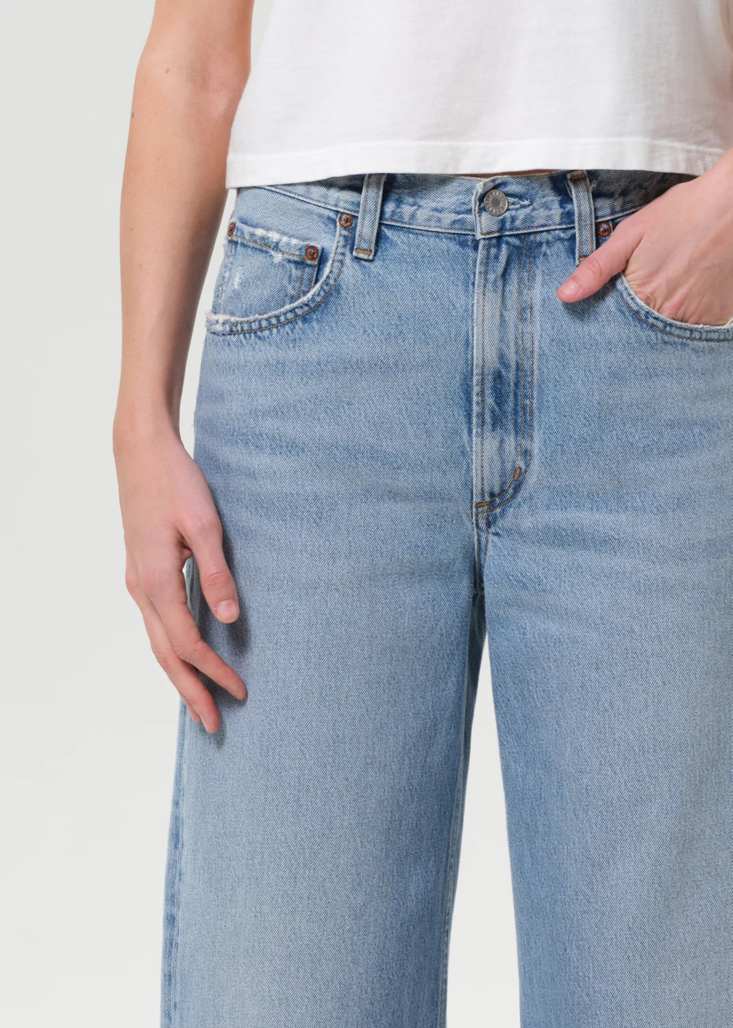 Agolde Jeans Low Curve Fray