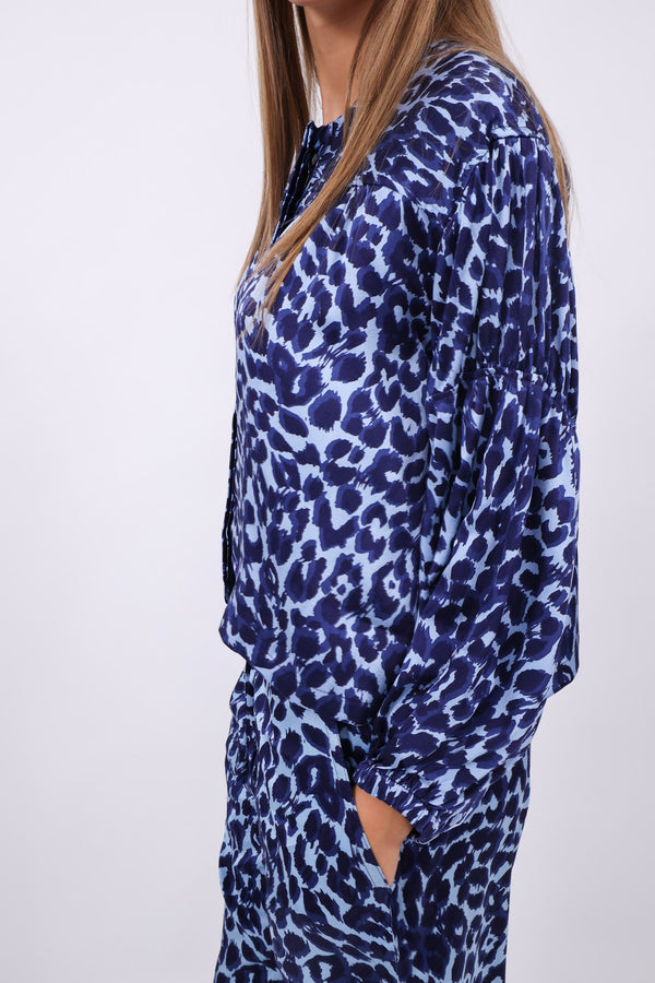 Friendly Hunting Bluse Aine Cheetah Iris