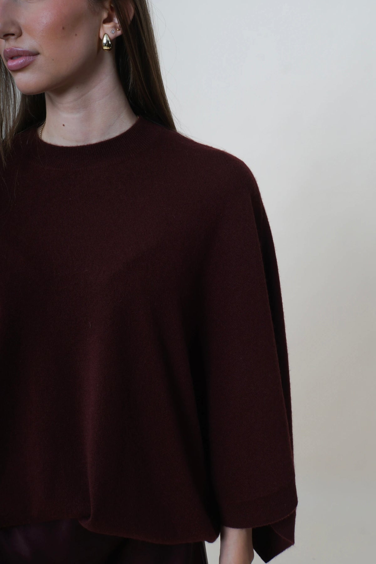 Herzens Pullover Kaja Burgundy
