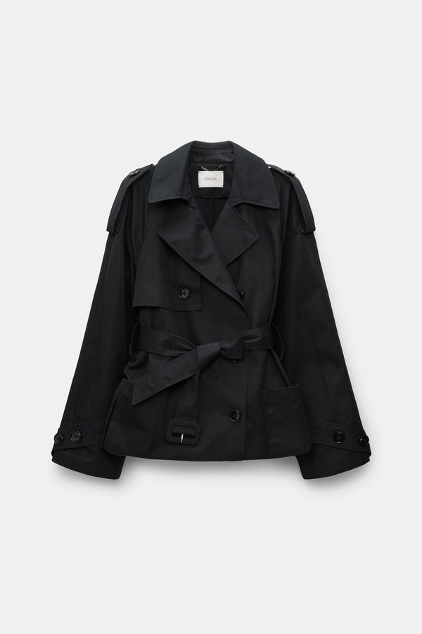 Dorothee Schumacher Mantel Luxury Layer Black