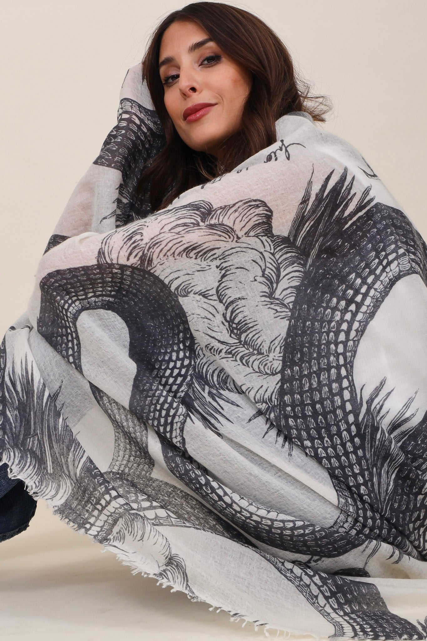 Friendly Hunting Scarf Patch Garden Eden Hazel