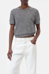 Closed Crew Neck striped