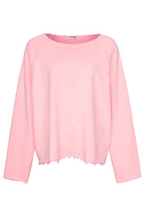 Liv Bergen Sweater Tag Neon Pink