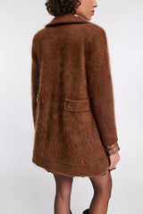 Dorothee Schumacher Jacke Fluffy Statement Coffee
