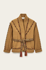 Ba&sh Jacke Cocoon Camel