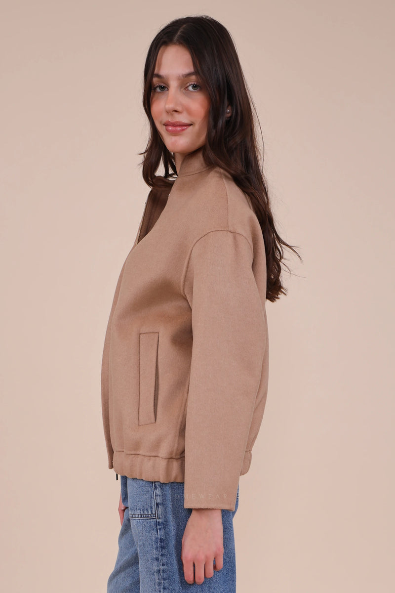 Anfiny Jacke Megan Camel