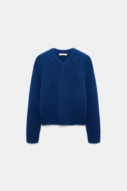 Dorothee Schumacher Pullover Luxury Love Ocean Blue