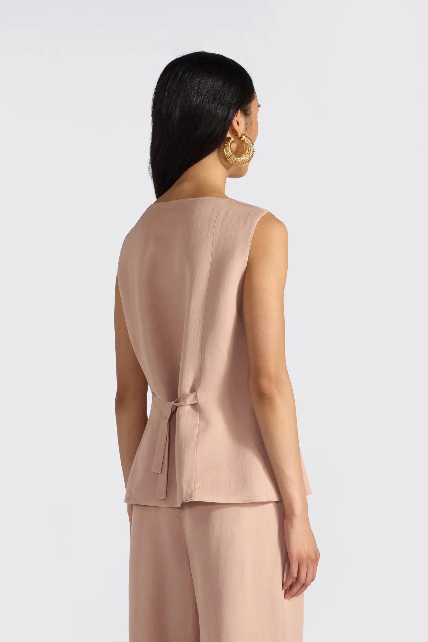 Liviana Conti Waistcoat Dust Pink