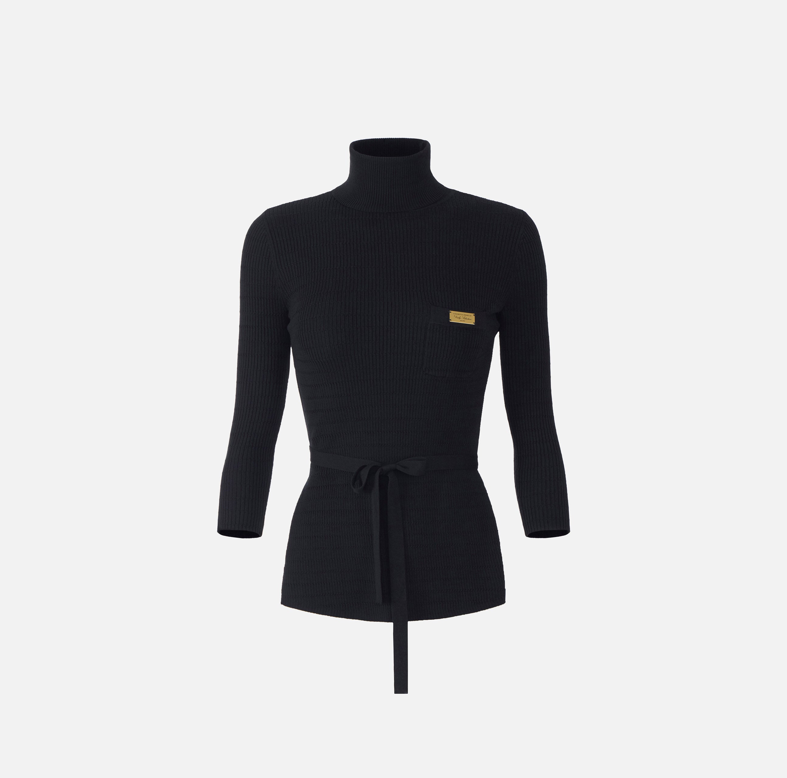 Elisabetta Franchi Rollneck Nero