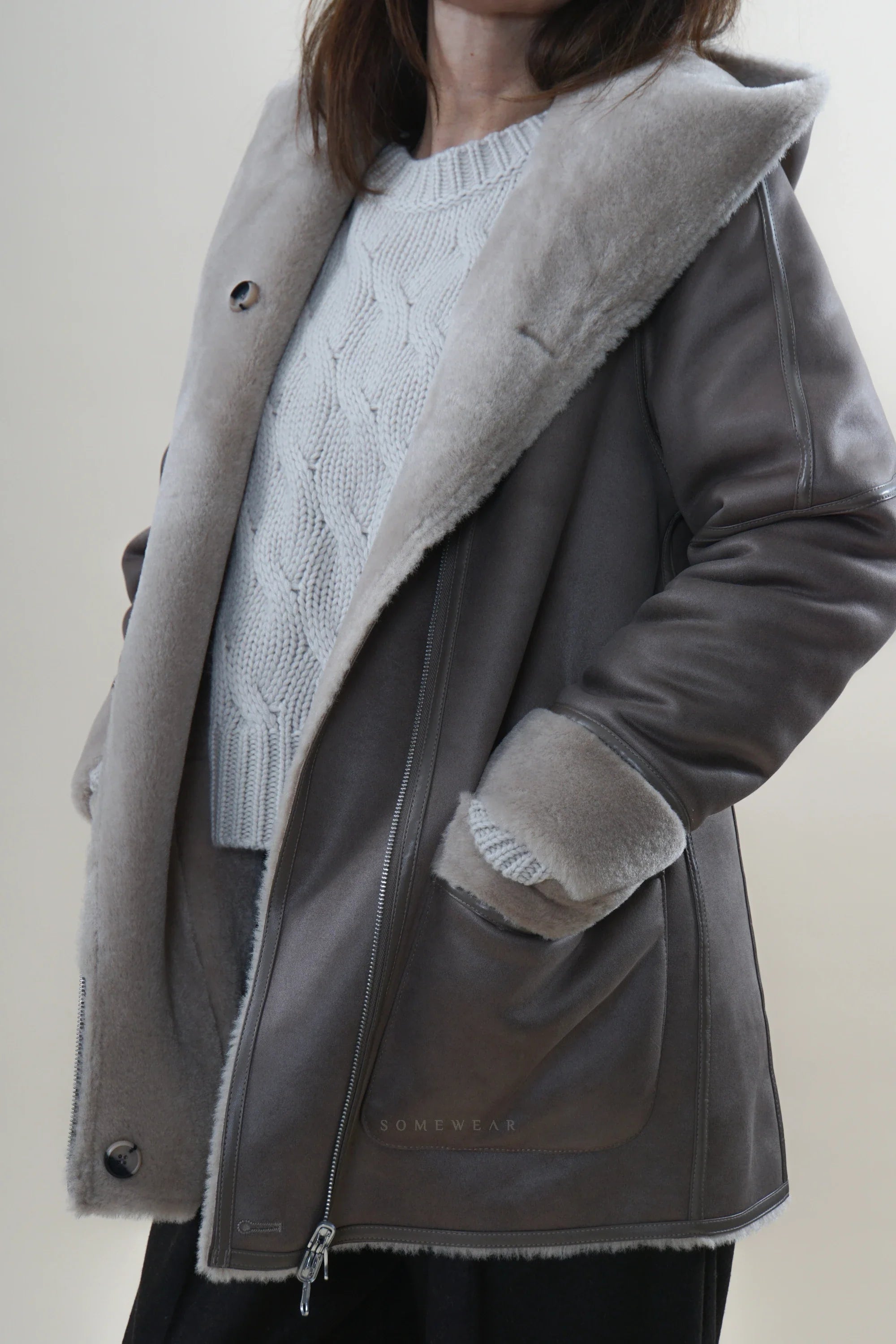 Urban Code Wendejacke Taupe