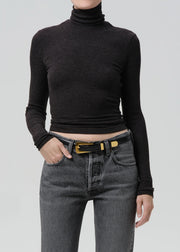Citizens of Humanity Turtleneck Caradene Heather Charcoal