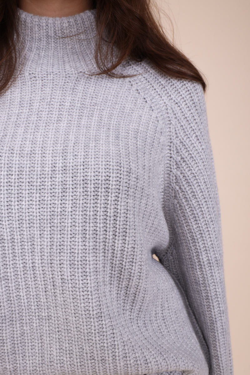 Herzensangelegenheit Pullover Turtle Aluminium