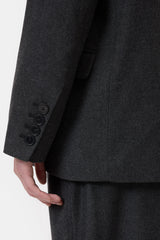 Closed Blazer Flannel Anthracite