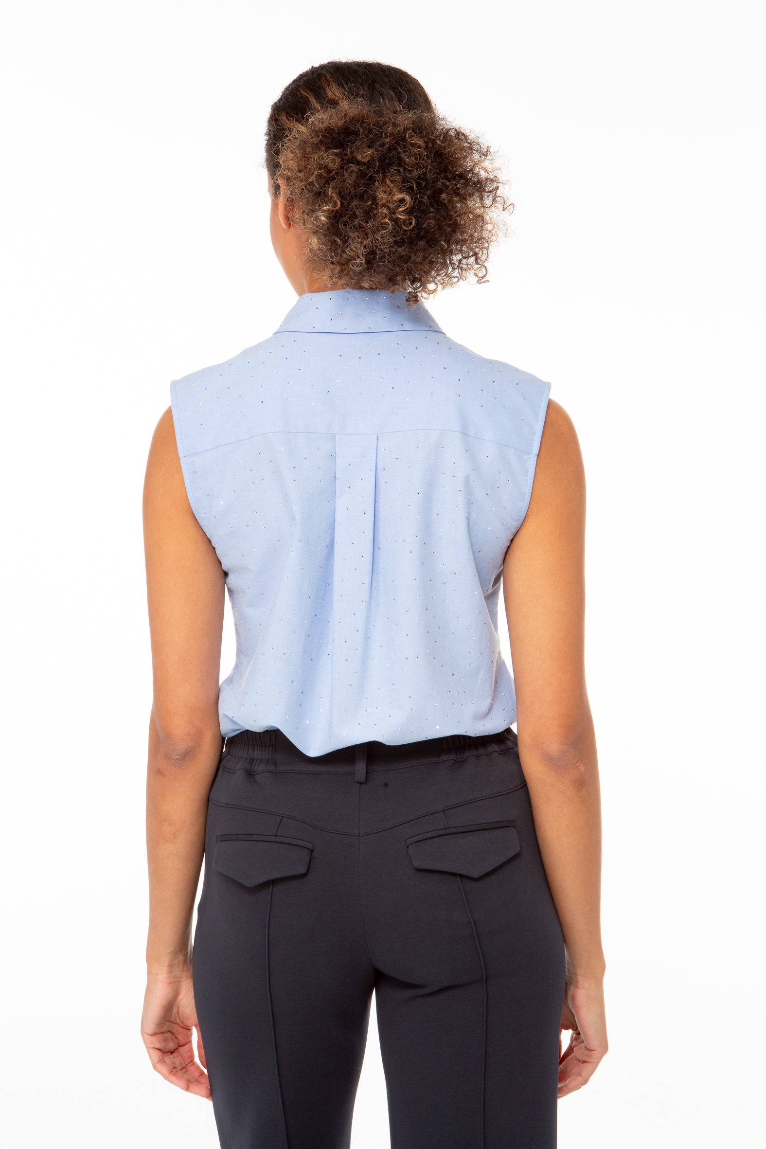 IVI Bluse Sparkling Skyblue