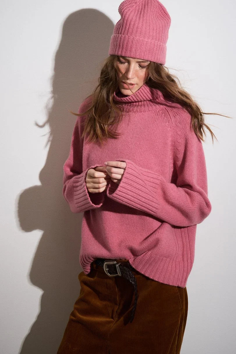 Be You Sweater Be Sparkling Rose